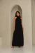 Vestido Gola Alta Hera Preto - loja online