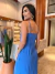 Vestido Linho Mayla Azul - MUNDALUA
