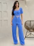 Calça Linho Gabi Azul