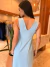 Vestido Gaia Azul Claro - loja online