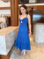 Vestido Amarração Sardenha Azul na internet