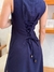Vestido Longuete Mendonza Azul marinho - comprar online