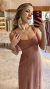 Vestido Poá Francesca Marrom - loja online