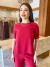 Blusa Manga Pregas Vermelho - comprar online
