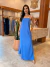 Vestido Linho Mayla Azul