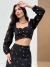 Cropped Manga Bufante Naomi Preto - loja online