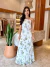 Vestido Ondas do Mar Floral Off White na internet