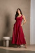 Vestido Benedita Cereja