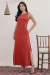 Vestido Linho Mendonza Terracota