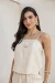 Camiseta Reta Leblon Natural