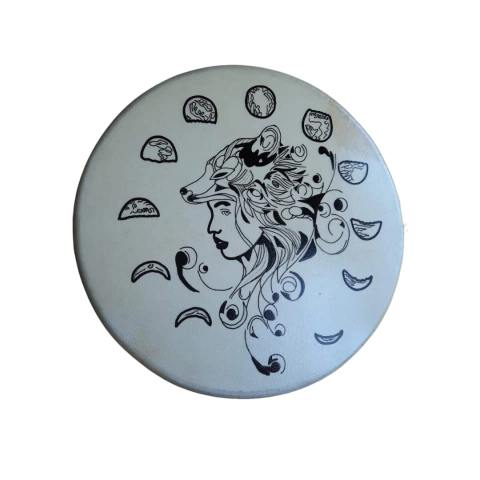 Tambor Lakota Mulher Lobo