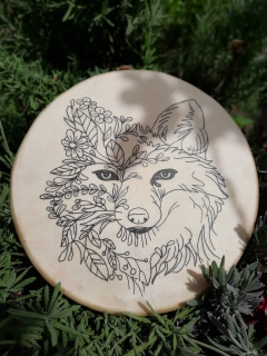 Tambor Lakota Lobo