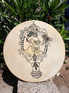 Tambor Ocean Drum decorado Oxum - comprar online