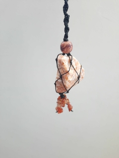 Pingente de Parede ou Carro - Calcita Laranja - comprar online