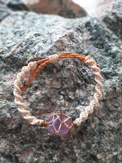 Pulseira Macrame Ametista