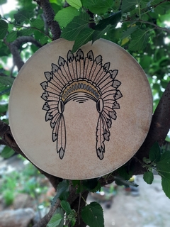 Tambor Lakota Cocar