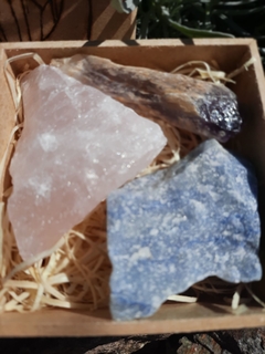 Kit de Pedras Amor, Equilíbrio e Transmutação - Teia Mágica