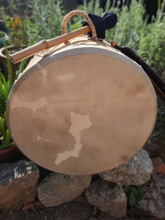 Tambor Cherokee 35x20 / 40x20cm - Teia Mágica