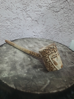 Cachimbo Indígena Cacique Xamanismo - Teia Mágica