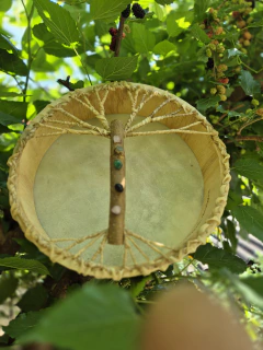 Tambor Lakota Ancestral Sob Encomenda - Teia Mágica