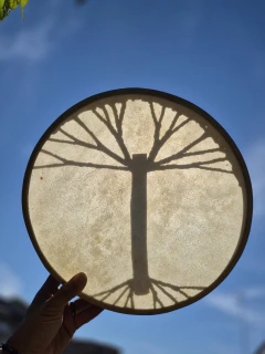 Tambor Lakota Ancestral Sob Encomenda - Teia Mágica