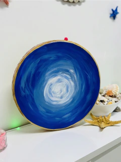 Tambor Oceânico com pintura