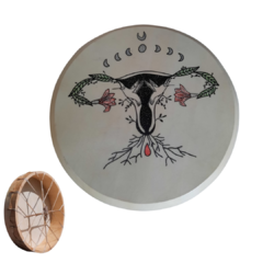 Tambor Lakota Útero - Sagrado Feminino - comprar online