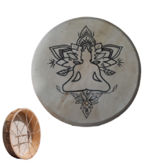 Tambor Lakota Buda Meditando