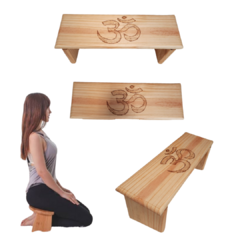 Banco de Meditação Dobrável - Om