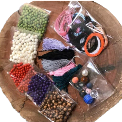 Kit para montar Japamalas com vídeo aula