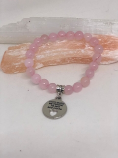 Pulseira Japamala de Ho'oponopono Quartzo Rosa