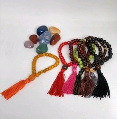 Kit com 10 mini Japamala de 27 contas