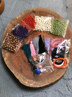 Kit para montar Japamalas com vídeo aula na internet