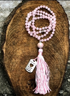Japamala de Ho’oponopono Quartzo Rosa na internet