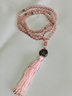 Japamala Quartzo Rosa 108 Contas - comprar online