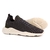 Tênis Knit 3D Cinza Com Detalhes em Couro - comprar online