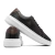 Sneaker Couro Floater Preto c/ Detalhes Café - Westbulls - Qualidade em couro