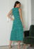 Vestido Ana Listrado Verde - comprar online