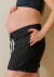 Shorts Gestante de Linho Emma Preto - comprar online