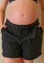 Shorts Gestante de Linho Emma Preto - JOO Basics