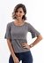 Blusa Amamentação Flare Cinza
