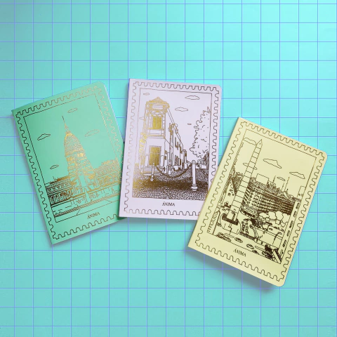 Combo Cuadernos A5 Punteados Anima - Porteño