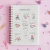 Cuaderno QRS A5 Anima+ Rayado Anillado - Pastel - Woopy