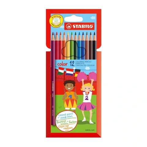 Lapices color Stabilo x12 largos