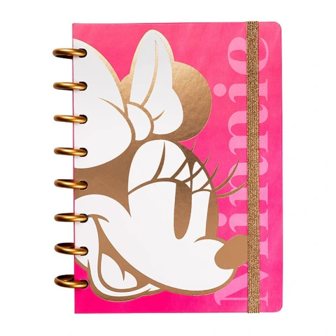 Cuaderno Con Sistema De Discos Mooving Loop A5 Minnie Mouse