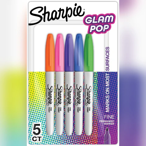 Marcadores Sharpie Finos Perm Glam x5