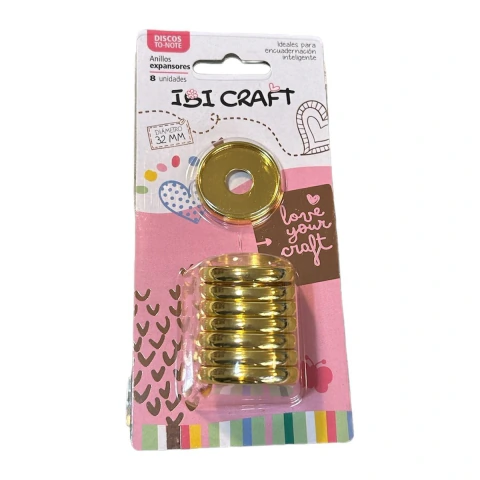 Discos De Expansión Ibicraft - Mediano Metalizados (32mm)
