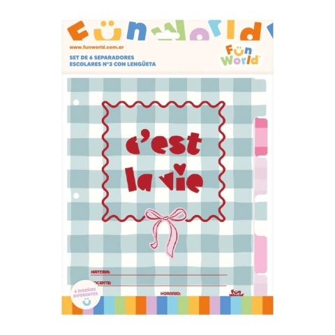 Separadores N3 Con Solapa Fw - Sweet - comprar online