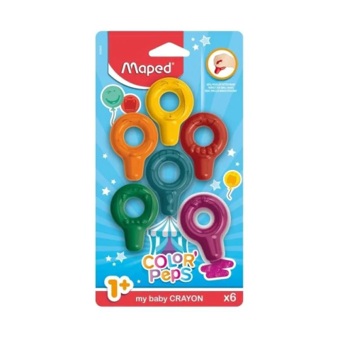 CRAYONES BABY Maped - BLISTER x 6