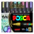 Marcadores Posca 5M pack x8 - Metalicos
